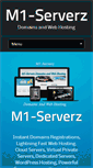 Mobile Screenshot of m1-serverz.com