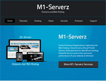 Tablet Screenshot of m1-serverz.com
